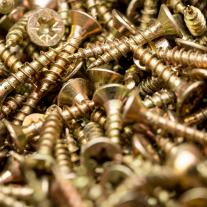 HardwareWood screws.