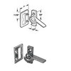 PrimeLine/SlideCo F2510 Sliding Window Latch ~ Left Hand ~ Bright Zinc