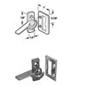 PrimeLine/SlideCo F2511 Sliding Window Latch ~ Right Hand ~ Bright Zinc