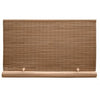 Roll Up Blind, Woodgrain PVC, 120 x 72-In.