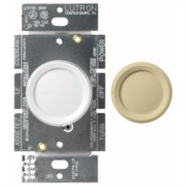 Rotary Eco-dim Dimmer, White/Ivory