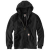 Rutland Hooded Sweatshirt, Thermal-Lined, Zip-Front, Black, XXL Tall