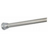 Shower Curtain Tension Rod, Split-Finish Stainless Steel, 50-87-In.