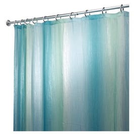 Shower Curtain, Ombre, Blue/Green Polyester, 72 x 72-In.
