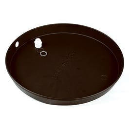 Water Heater Pan With Fitting, No-Break Polypropylene, 24-In.