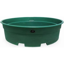 Water Tank, Forest Green, 1.25-In. Drain Insert, 350-Gallons