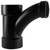 ABS/DWV Turn Tee Wye, Hub x Hub x Hub, 2 x 2 x 1.5-In.