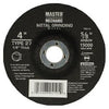 Arbor Metal Depressed Center Cutting Wheel, 4 x 0.125 x 0.625-In.