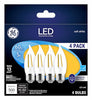 GE Decorative LED Light Bulbs Soft White CAM Clear Dimmable 500 Lumens 5 Watt