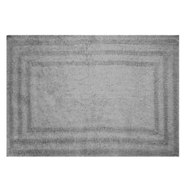 Bath Rug, Gray Cotton, 21 x 32-In.