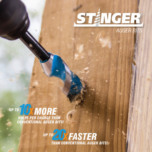 Spyder 1/2 x 18 Auger Bit Stinger®