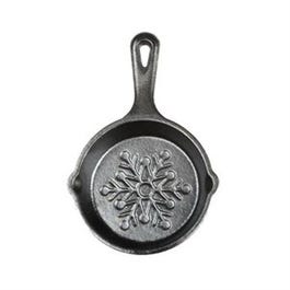 Cast-Iron Skillet With Snowflake Imprint, Limited Edition, 3.5-In.