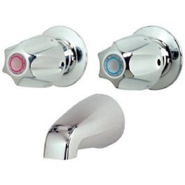 Chrome 2-Handle Tub Faucet
