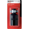 Connector, Residential Grade, Black Rubber, NEMA 5-15R, 15-Amp, 125-Volt