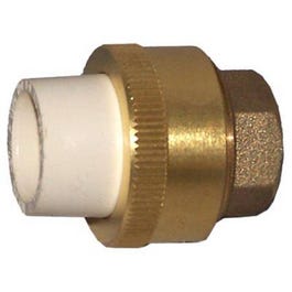 CPVC Transition Union, Slip x Brass Slip, Lead-Free, 3/4-In.