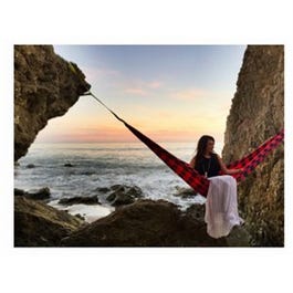 Double Hammock, Parachute Printed Nylon, 10.6 x 6.6-In.