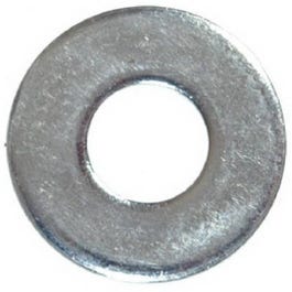 Flat Washers, Zinc-Plated Steel, 3/16-In., 5-Lb.
