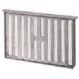 Foundation Vent, Slide Damper, Mill, 8 x 16-In.