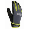 High-Performance Work Gloves, Synthetic Leather, Spandex Shell, Men's Medium