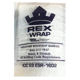 House Wrap, Off White Polypropylene, 3 x 100-Ft.
