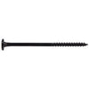 LumberTite Wood Screws, Star, Black Ceramic, 1/4 x 4-1/2-In., 12-Pk.