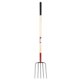 Manure Fork, 5 Tines, 4-Ft. Handle